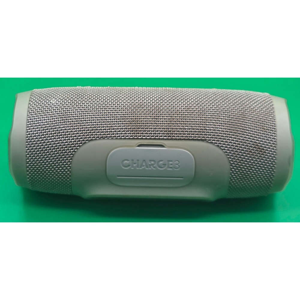 JBL Charge 3 Portable Waterproof Wireless Bluetooth Speaker Gray Tested Working